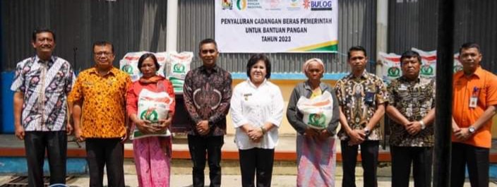 Bupati Karo Bersama Wakil Bupati Hadiri Launcing Penyaluran Cadangan Pangan Pemerintah Tahun 2023