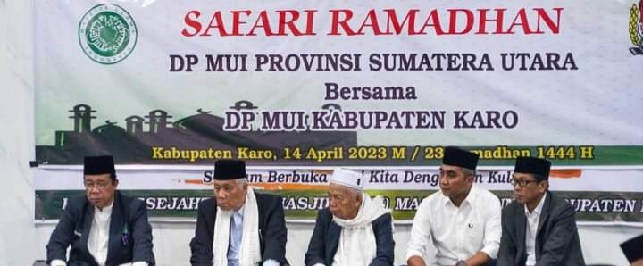 Wakil Bupati Karo Hadiri Safari Ramadhan Dewan Pimpinan MUI