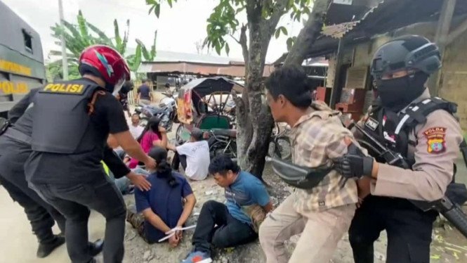 Belasan Orang Diamankan dari Jermal 15 Ditetapkan Tersangka