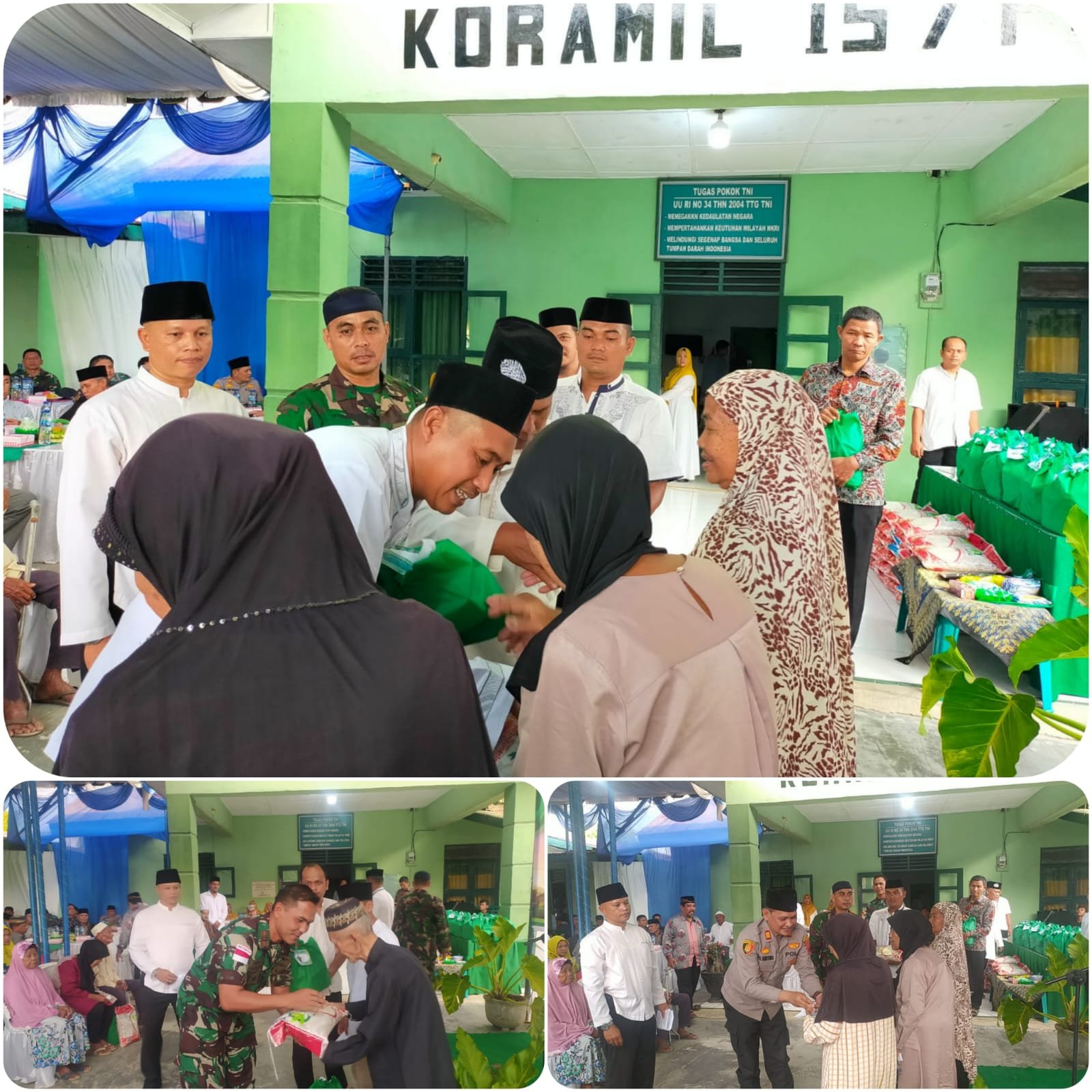 Koramil 15 Pangkalan Susu Peduli Sesama, Salurkan Zakat Penghasilan