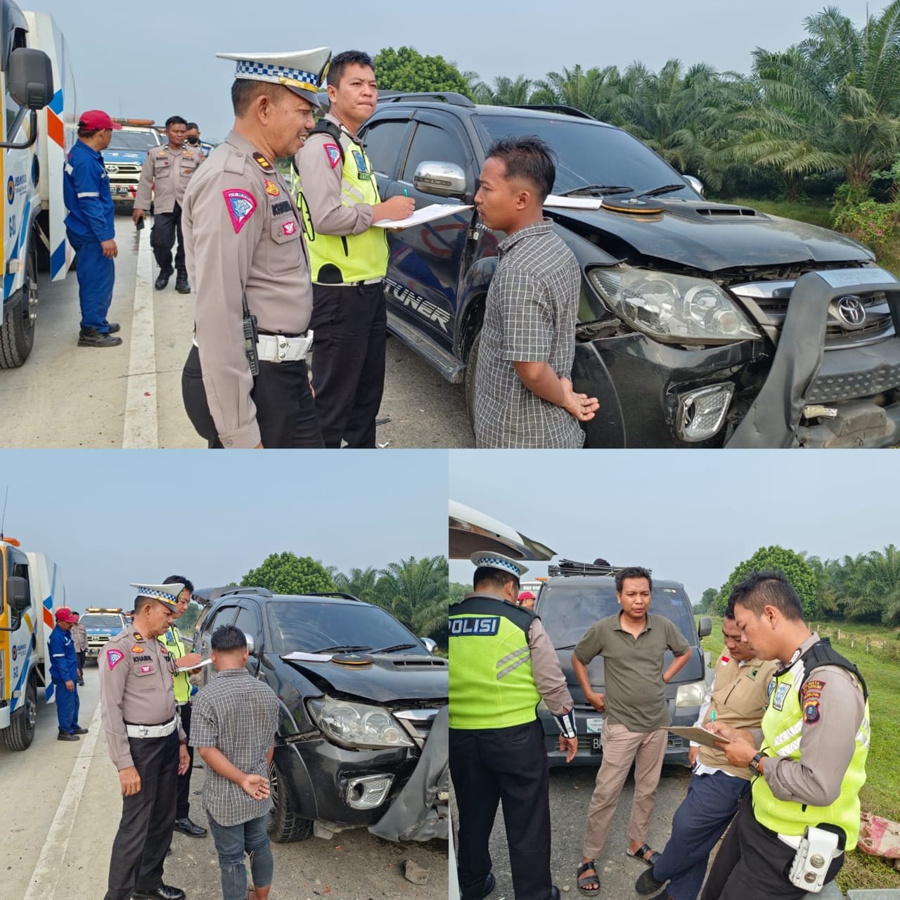 Tabrakan Beruntun di Tol Medan-Tebing, Satu Nyawa Melayang