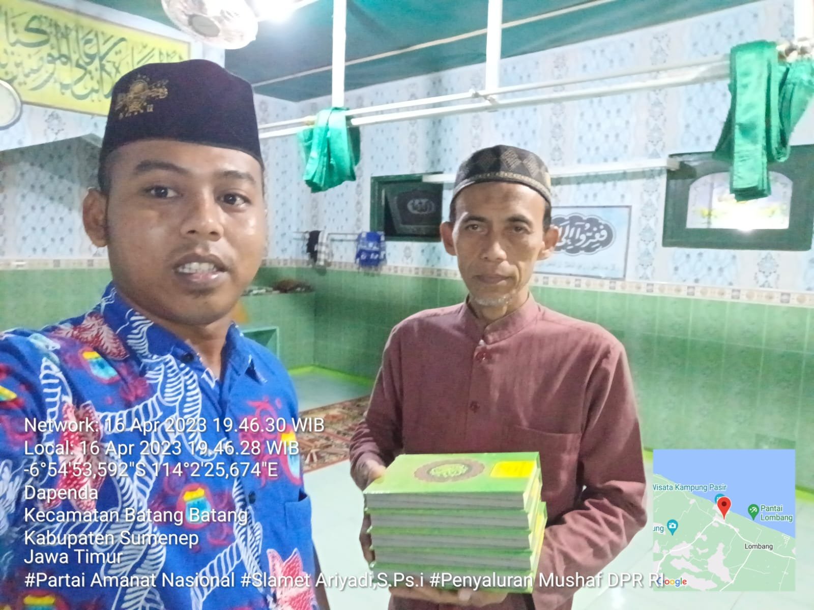 DPR RI F-PAN Slamet Ariyadi Bagikan Mushaf Guna Membumikan Al-Quran di Madura