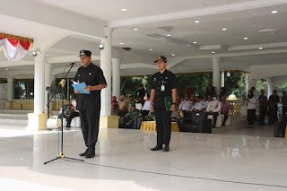 Plt Bupati Langkat Pimpin Apel Gelar Pasukan Ops Ketupat Toba 2023