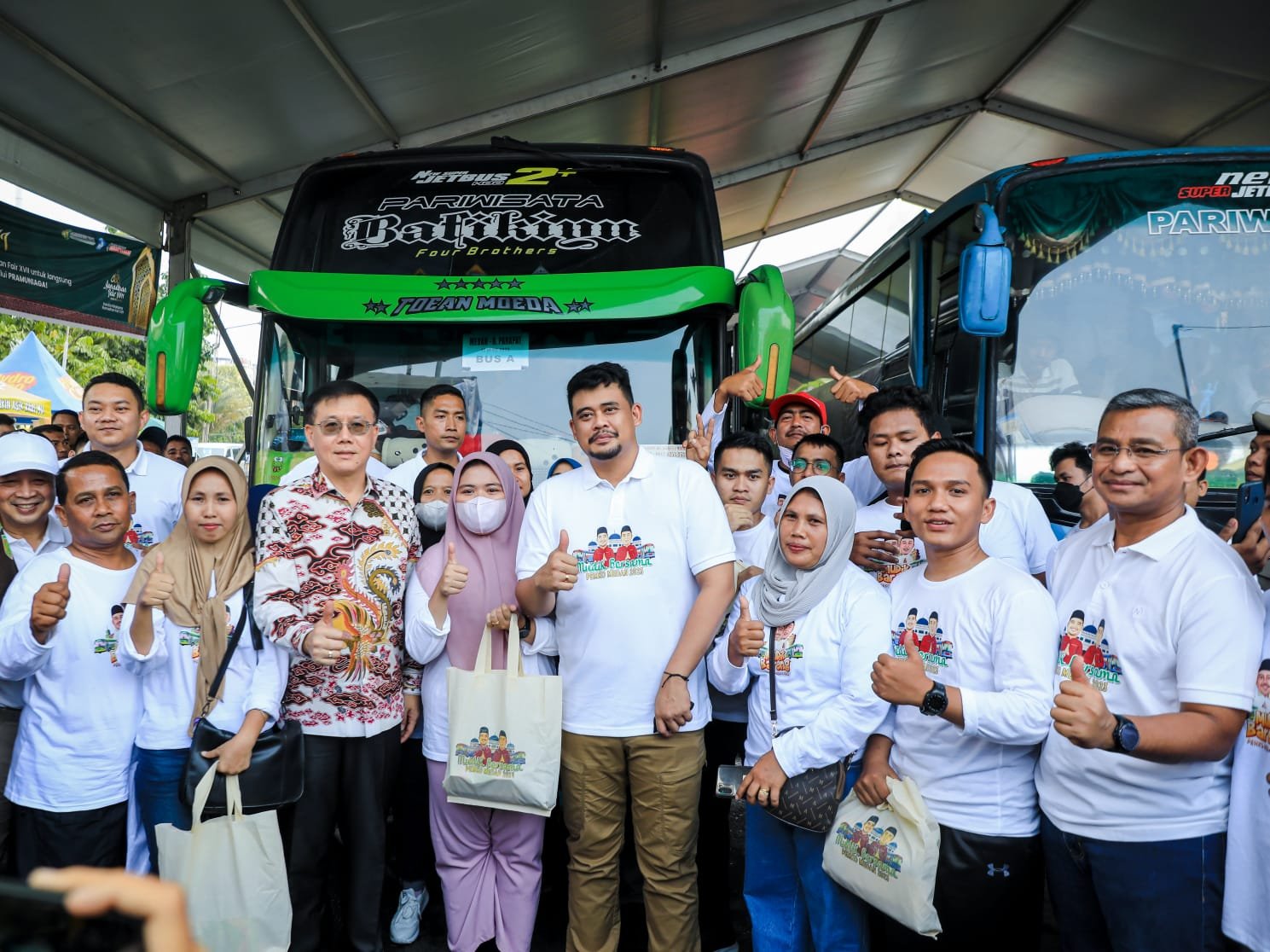 Pertama Kalinya Ikut, Peserta Mudik Ucapkan Terima kasih Atas Program Mudik Gratis Pemko Medan