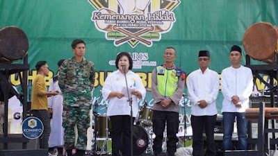 Bupati Karo Hadiri Tabuh Bambu dan Bedug