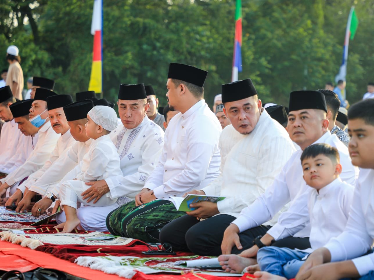 Ribuan Masyarakat Kota Medan Ikuti Shalat Ied di Taman Cadika