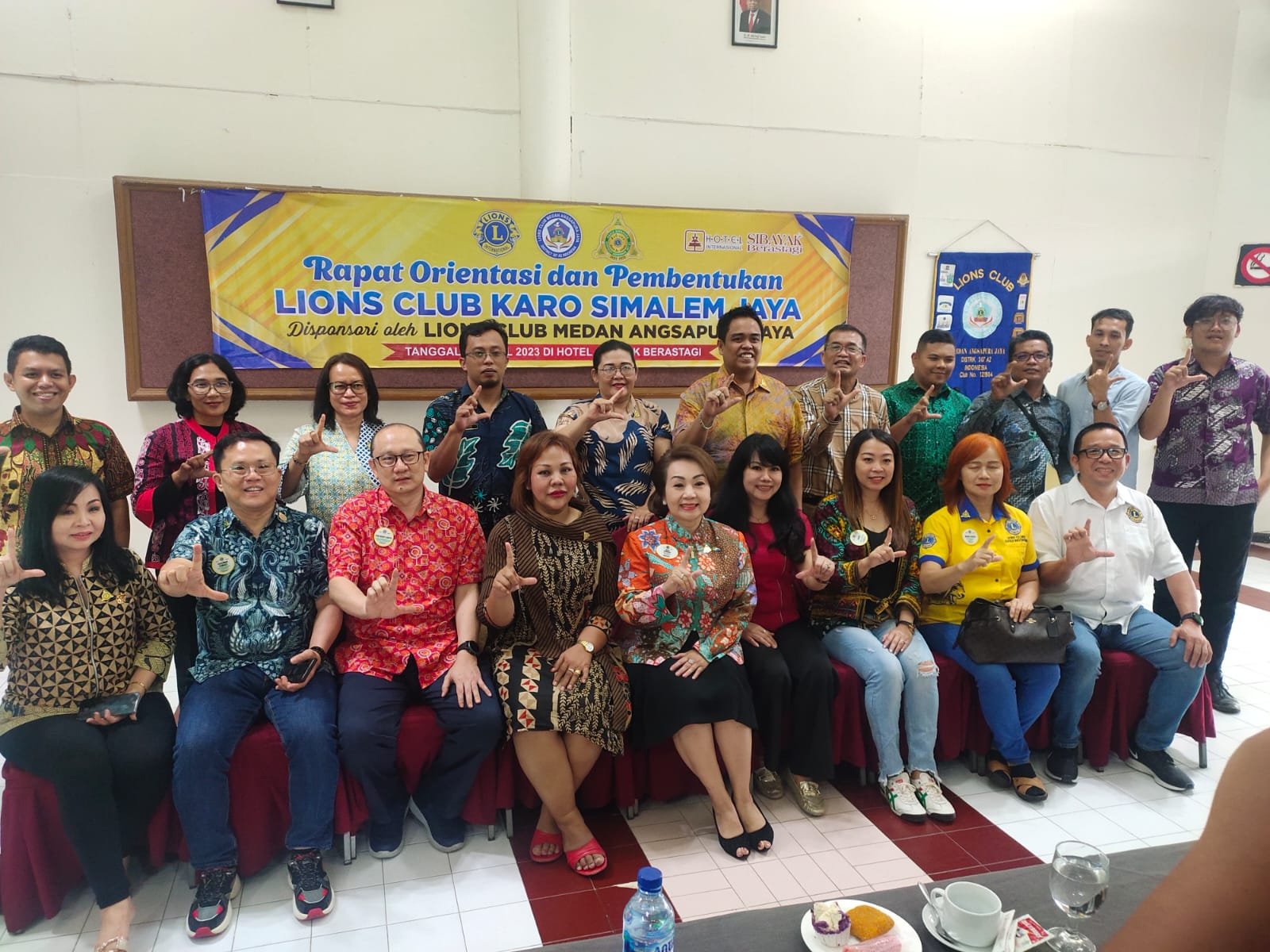 Lion’ s Club Karo Simalem Jaya Siap Tumbuh dan Berkembang Untuk Ringankan Beban Masyarakat