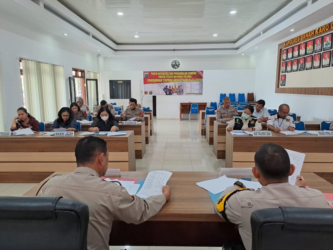 267 Casis Bintara dan Tamtama Polri Dari Polres Tanah Karo Lulus Tahap Rikmin Awal