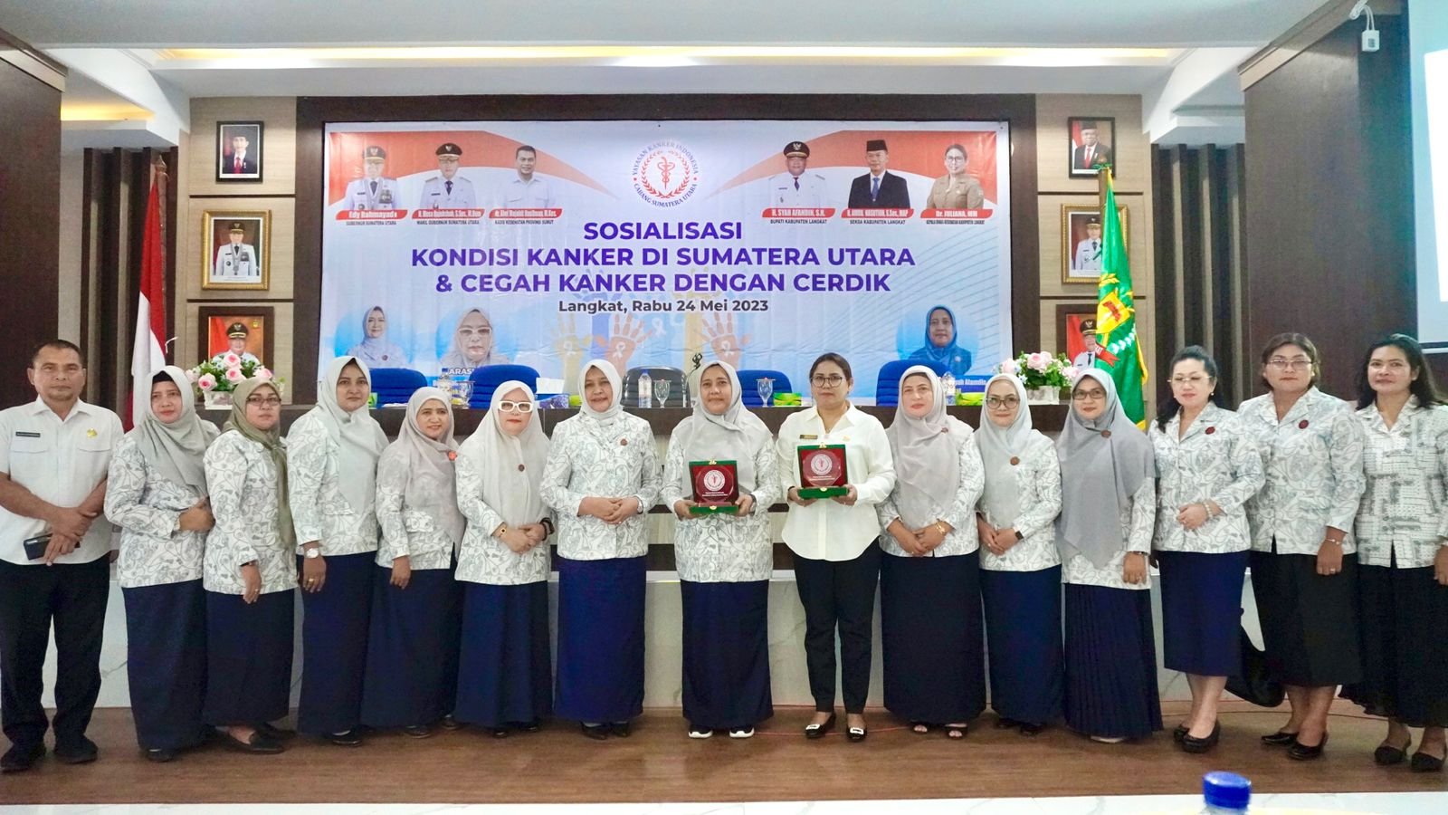 Ketua YKI Sumut & Langkat Sepakat Deteksi Sejak Dini Kurangi Risiko Kanker