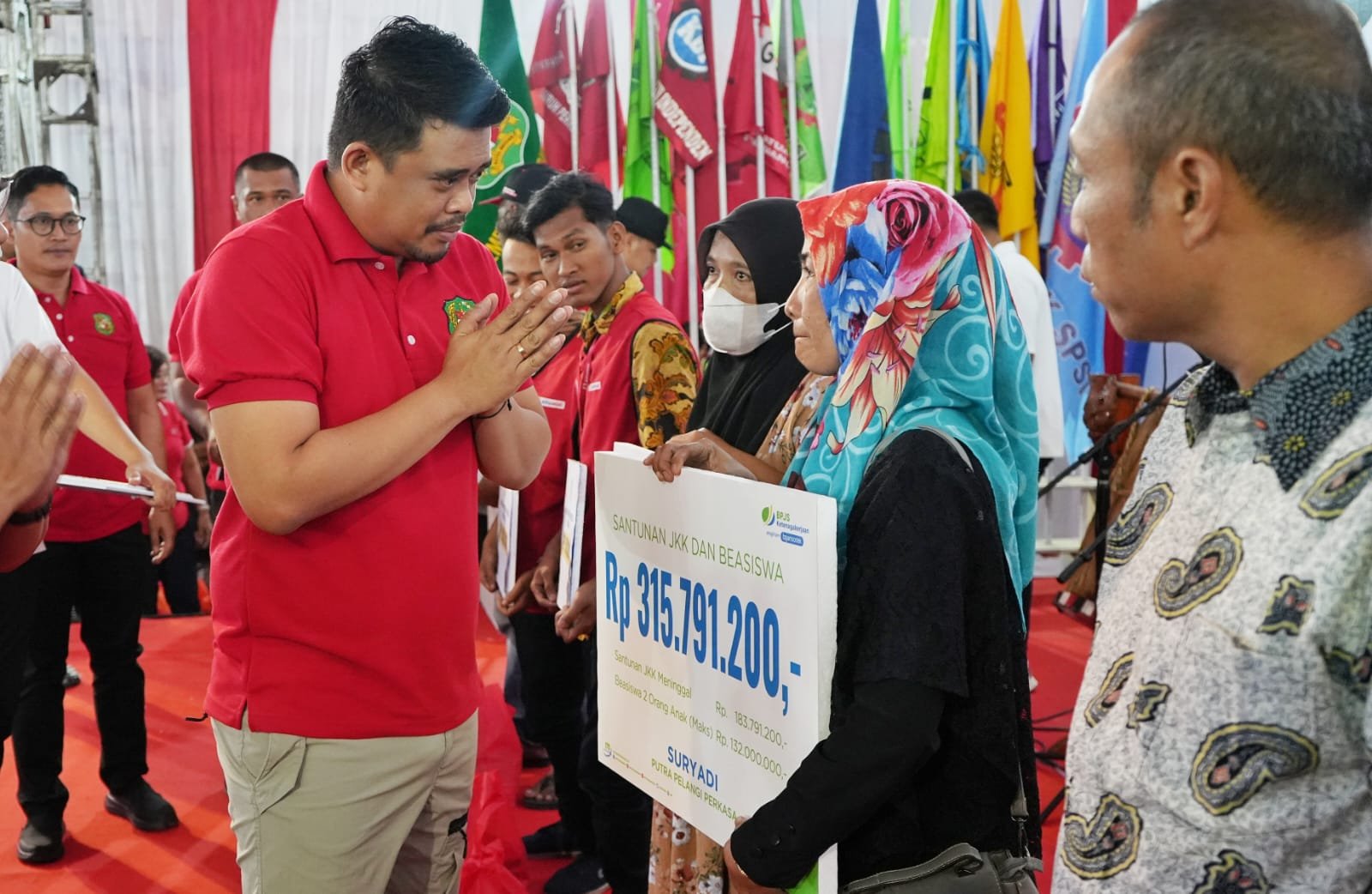 Di Peringatan May Day 2023, Bobby Nasution Ingin Perusahaan Cover 100% BPJS Kesehatan dan Ketenagakerjaan Pekerjanya