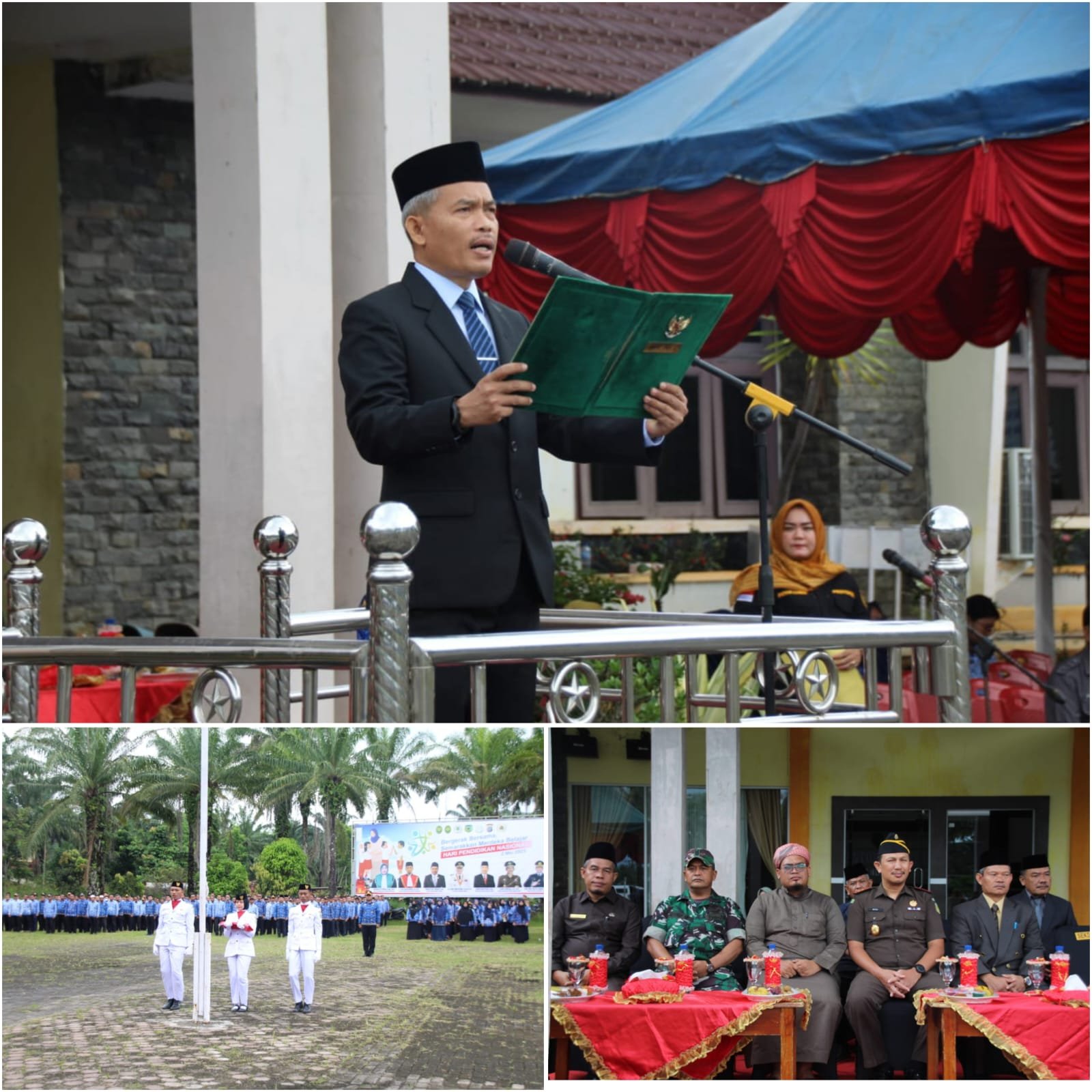 Sekdakab Palas Pimpin Upacara Hardiknas Tingkat Kabupaten Tahun 2023