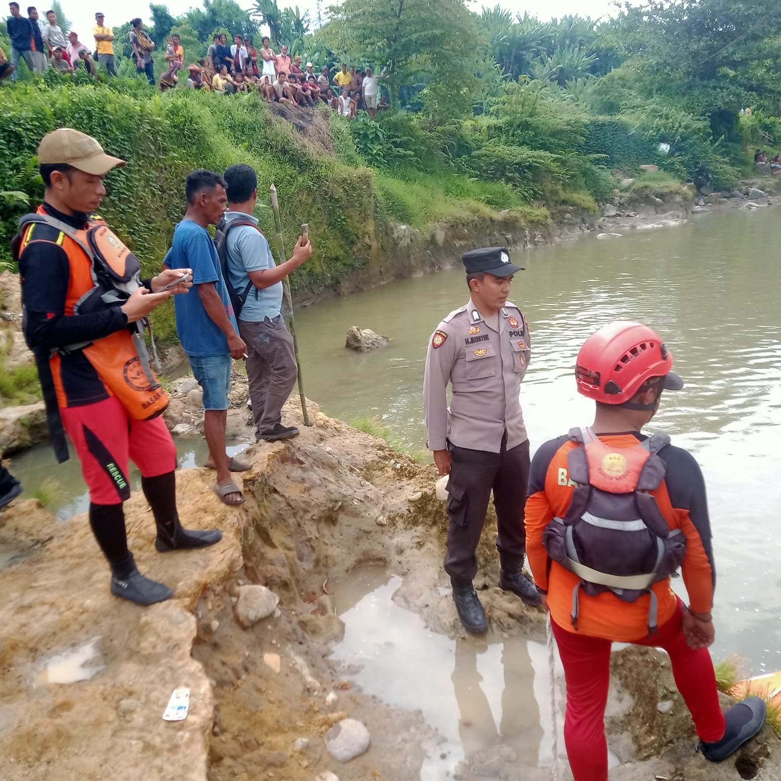 Diduga Panik, Pelajar Tenggelam di Sungai Belawan