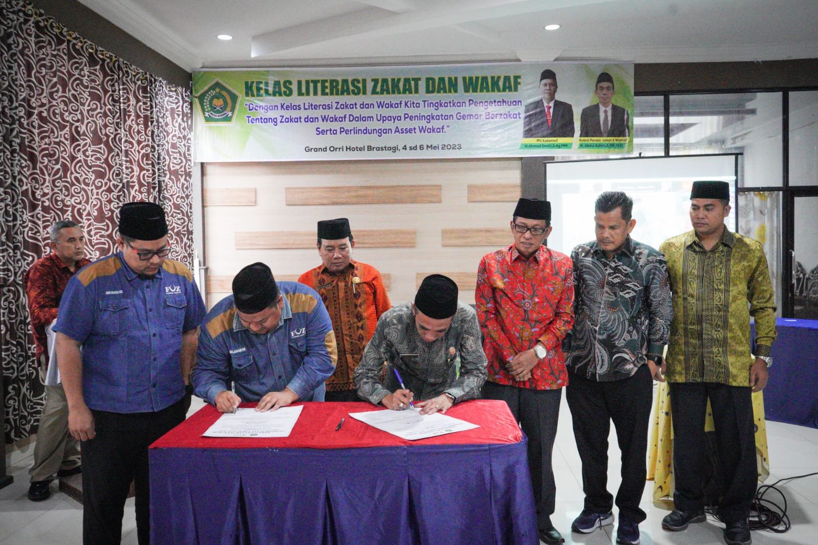 FOZ Sumut dan Kanwil Kemenag Sumut Tandatangani MoU