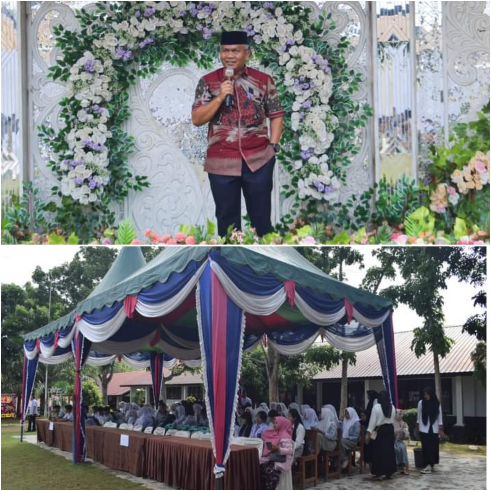 Pelepasan Siswa Siswi SMAN 1 Sosa dan SMKN 1 Huragi, Ini Pesan Plt. Bupati Palas