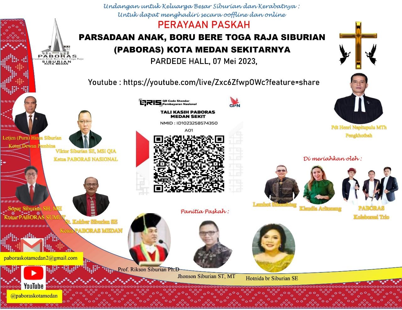 Gladi Resik Berjalan Mantap, Panitia Perayaan Paskah Paboras Siburian Pastikan Perayaan Paskah Besok Membawa Sukacita dan berkat