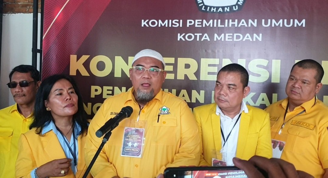 Andalkan 3 Caleg Petahana, Golkar Target Rebut 8 Kursi DPRD Medan
