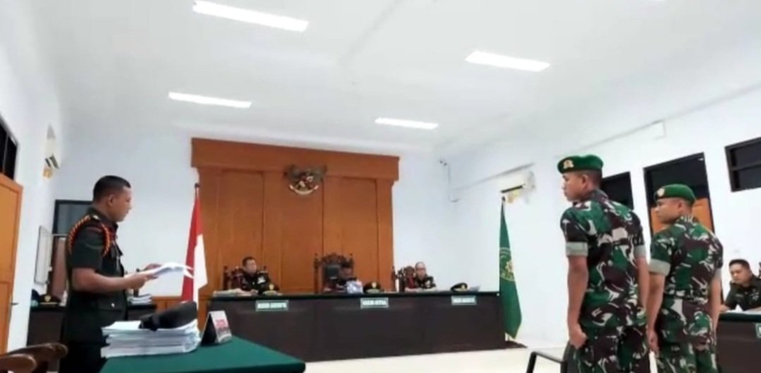 Pengadilan Militer Medan Tuntut Mati 2 Oknum TNI Kurir 75 Kg Sabu dan 40.000 Butir Ekstasi