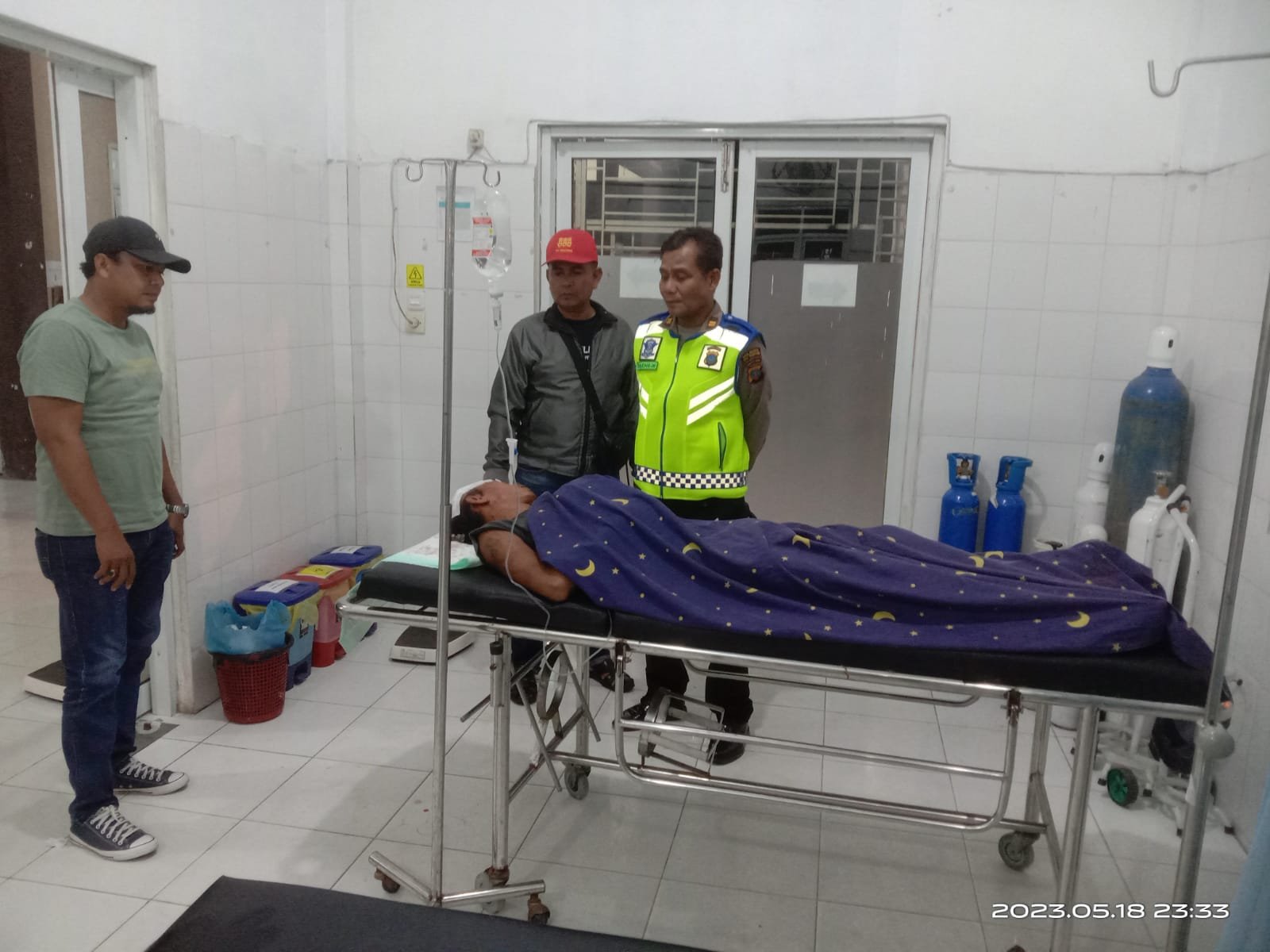 Tersambar Kereta Api, Warga Pulo Brayan Berdarah-darah di Batang Kuis