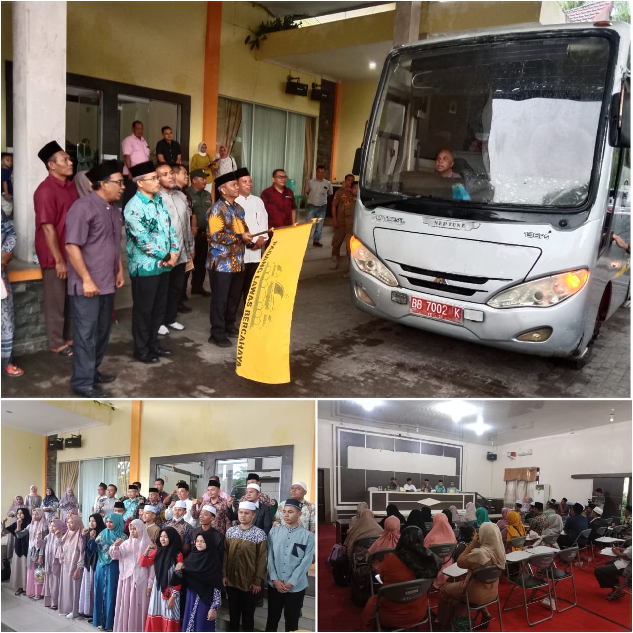 Berangkatkan 20 Orang Kafilah Menuju STQH KE XVIII di Medan, Ini Pesan Plt Bupati Palas