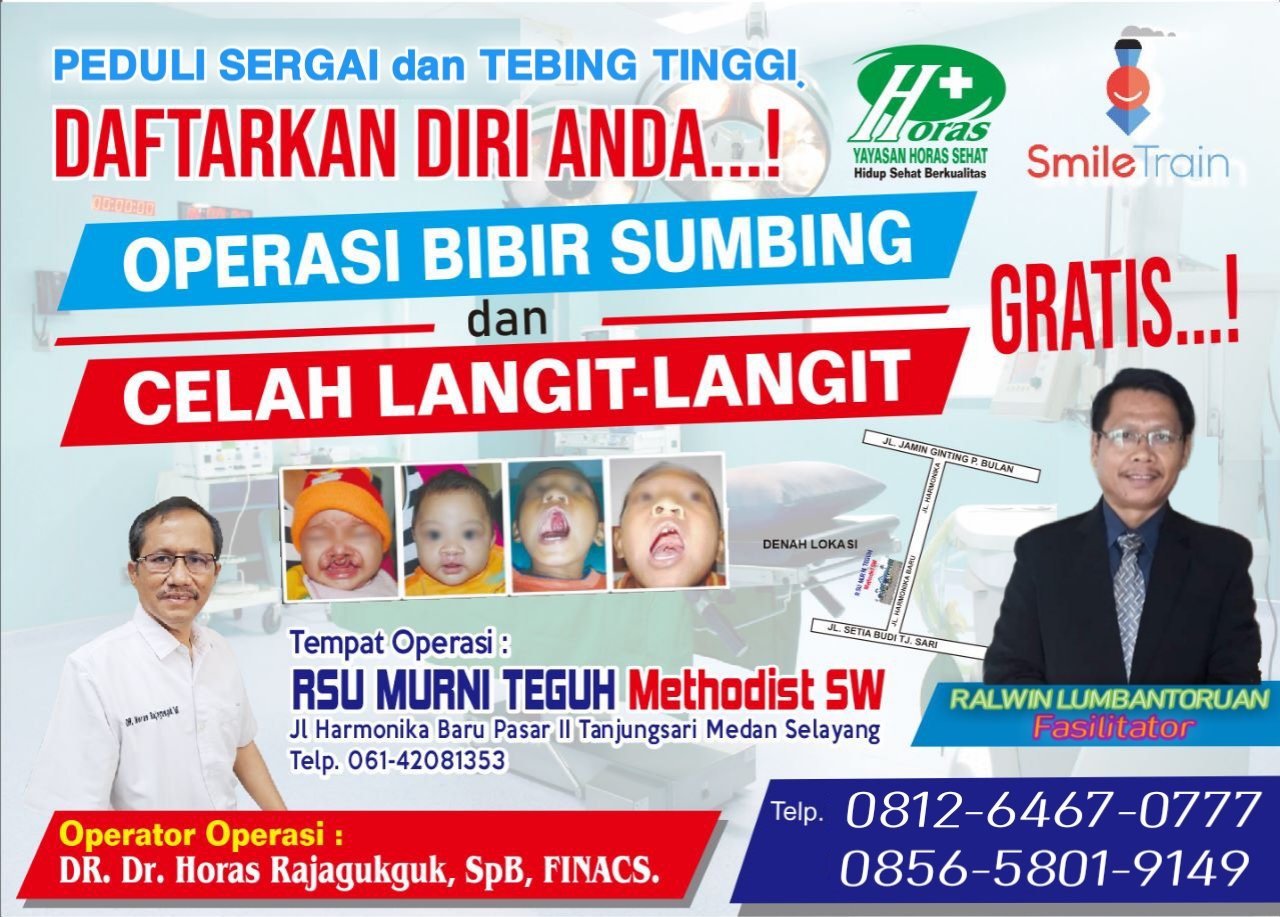 Bacaleg Partai PSI Ralwin Lumbantoruan Fasilitasi Bantuan Gratis Operasi Bibir Sumbing dan Celah Langit-langit.