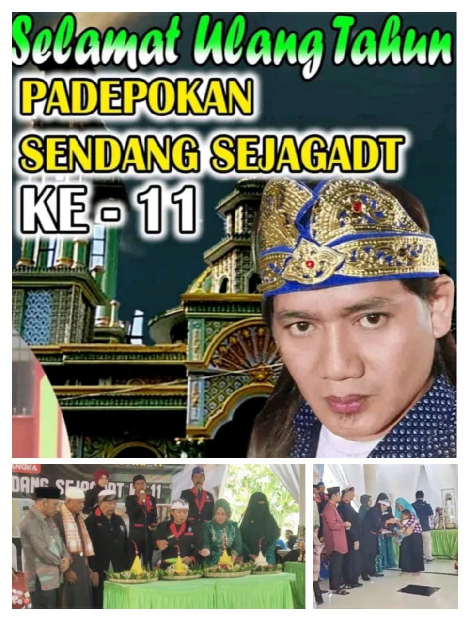 Rayakan HUT Ke 11 Padepokan Sendang Sejagat, You Tubers  Mamaz Karyo Santuni 2000 Yatim Piatu