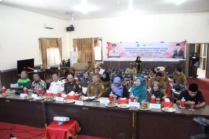 Kementerian PPA Verifikasi dan Evaluasi Kabupaten Layak Anak di Palas