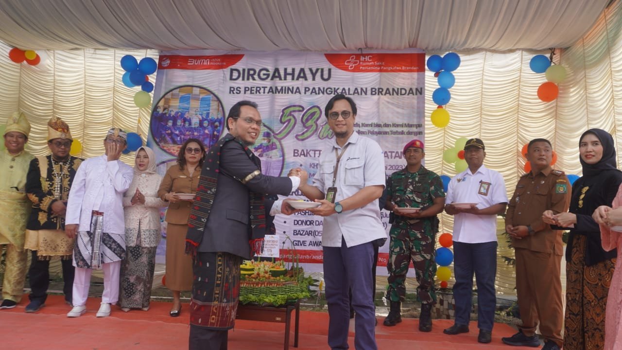 HUT ke-53 RS Pertamina Pangkalan Brandan Meriah,Siap Tingkatkan Layanan Kesehatan Ber- Ahlak.