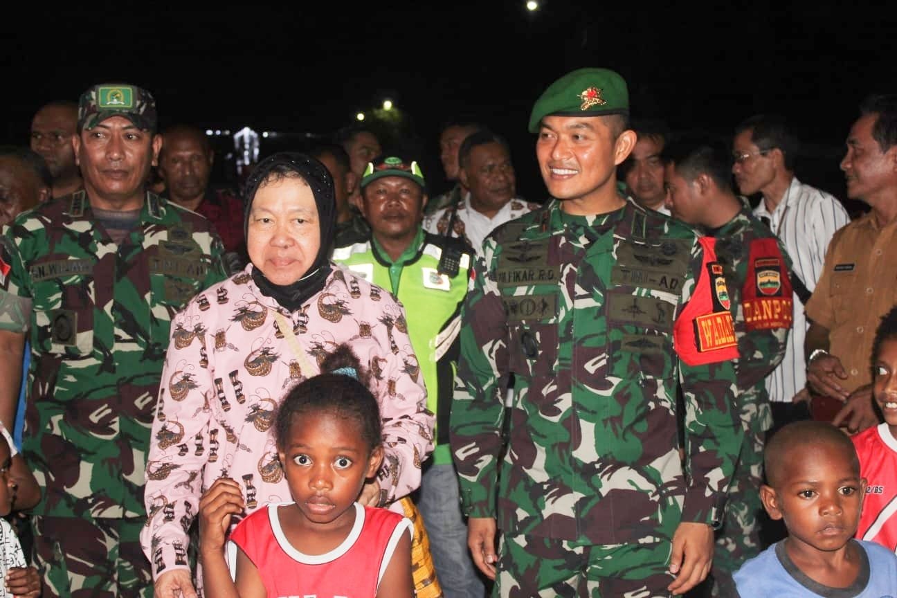 Kementerian Sosial RI Kerjasama Dengan Satgas Pamtas RI-PNG Yonif 132/BS, Sejahterakan Masyarakat Papua