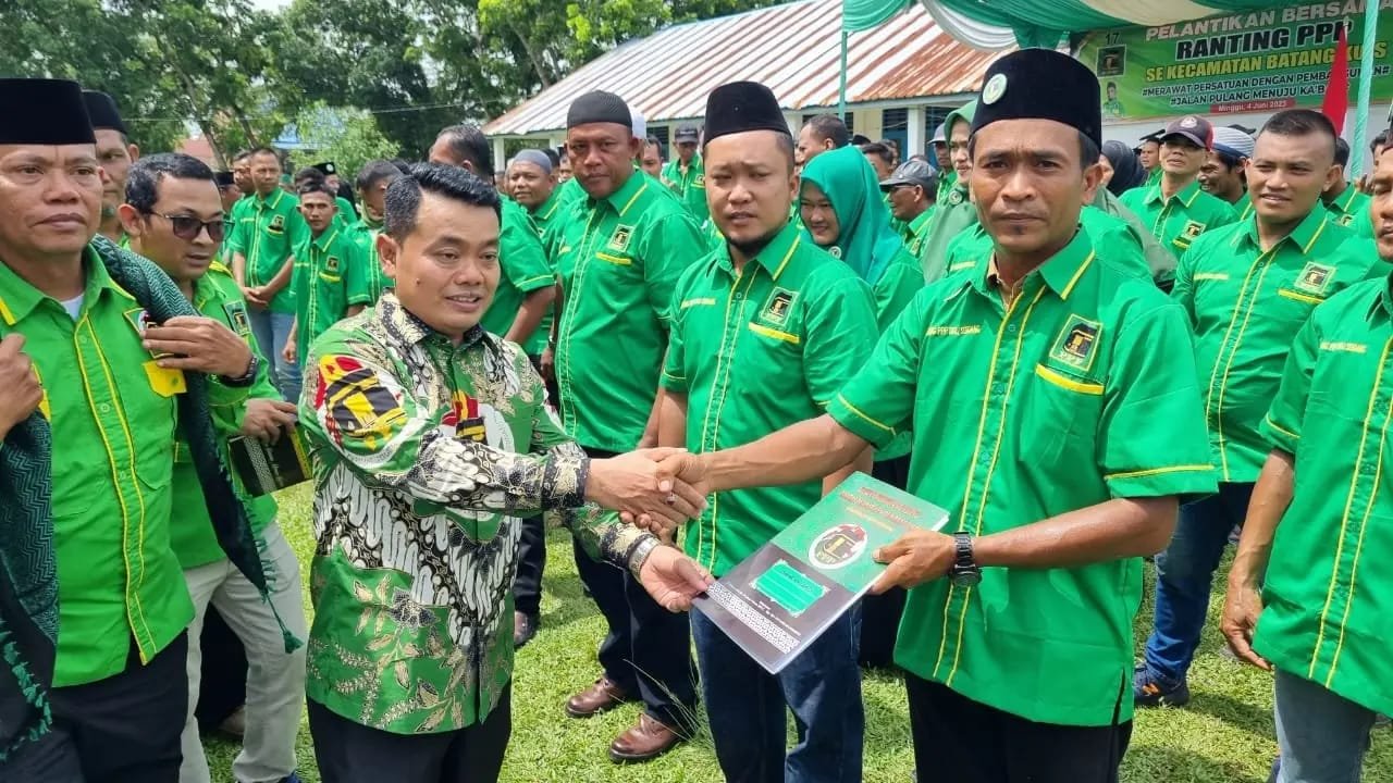 Pelantikan Pengurus Ranting se-Kecamatan Batang Kuis, Misnan Aljawi: PPP Bukan Partai Kaleng-Kaleng