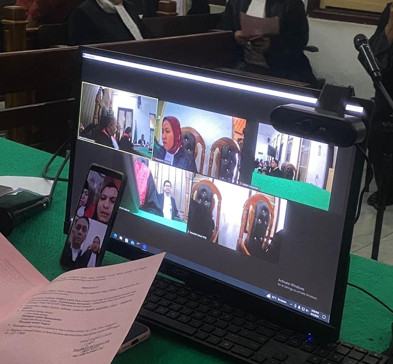 Terdakwa Bacok Istri Tewas di Atas Betor Dituntut Seumur Hidup