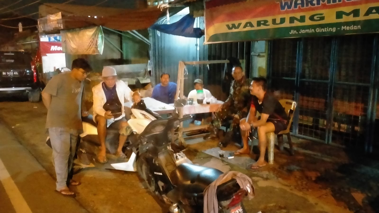 Polsek Tuntungan Bersama  Muspika Lakukan Razia Cegah Aksi Balap Liar