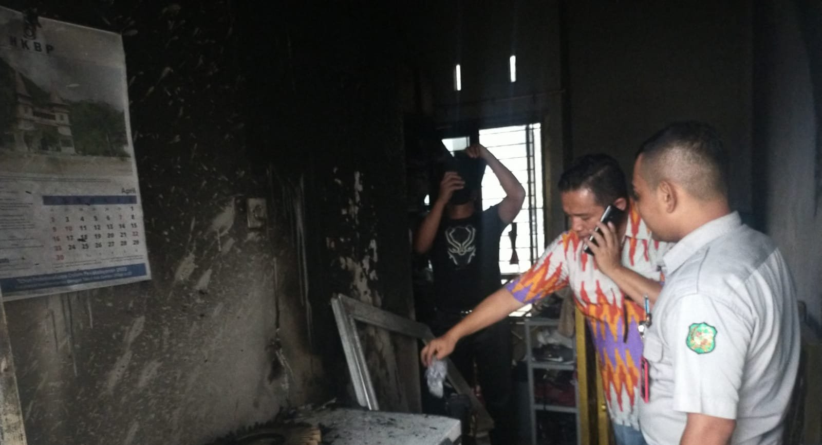 Kebakaran di Kompleks Budi Vista, Dua Orang Dilarikan ke RS Adam Malik