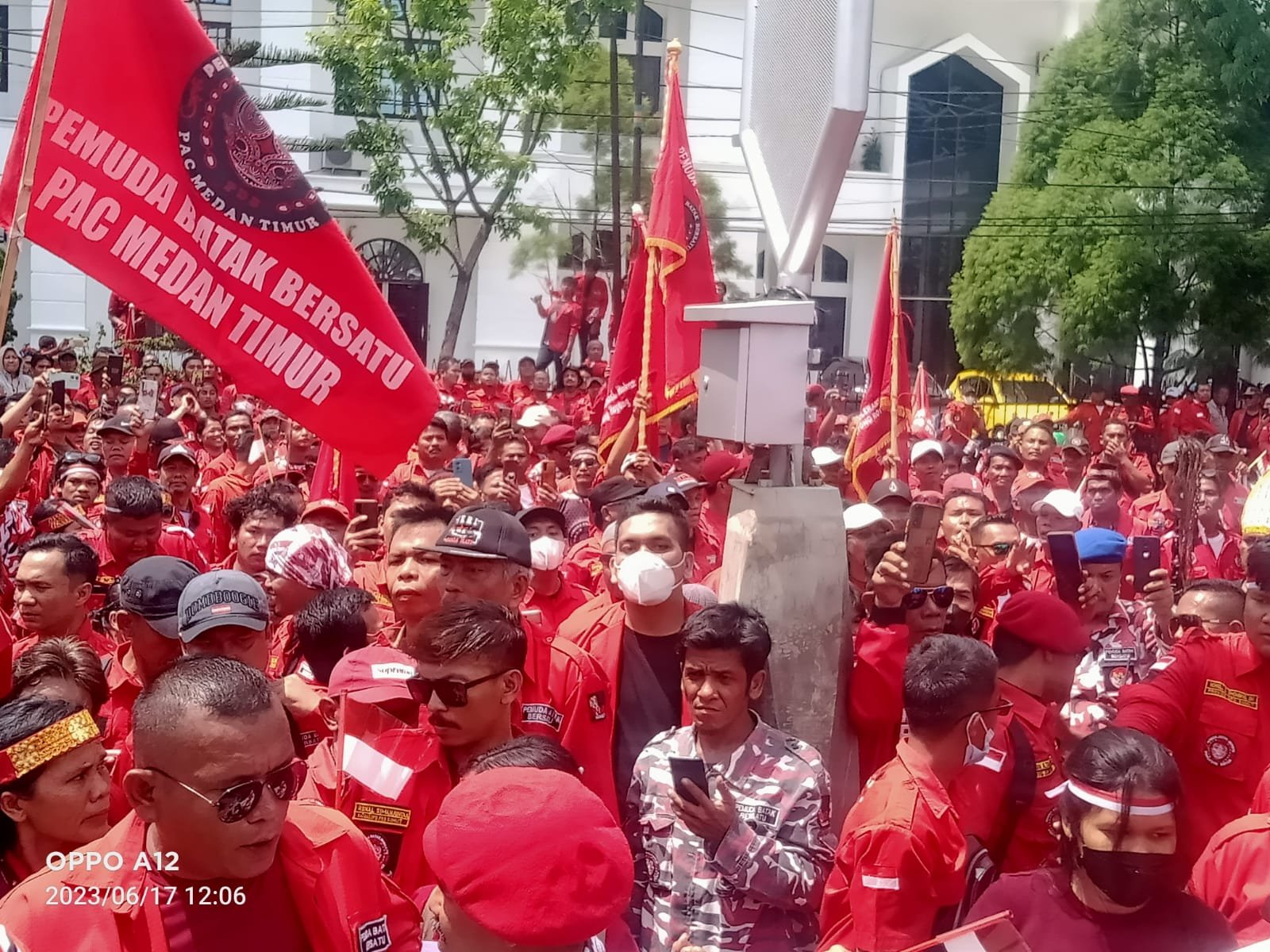 Ribuan Aksi Massa PBB Unjuk Rasa Minta Gubsu Keluarkan Pergub Soal Kebebasan Beribadah, Tindakan Intoleransi dan Radikalisme