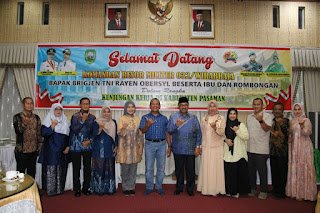 Pererat Tali Silaturahmi, Danrem 032/Wbr Berkunjung Ke Rumah Dinas Bupati Pasaman