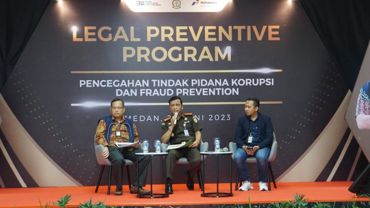 Cegah Korupsi, Pertamina Patra Niaga Regional Sumbagut Gelar Legal Preventive Program Bersama Kajari Medan