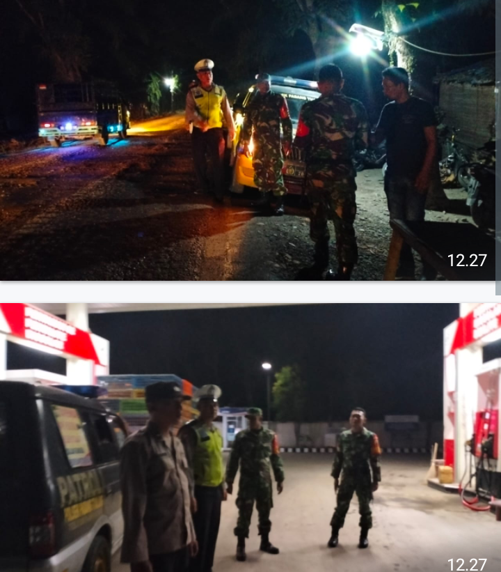 Polsek Padang Tualang Laksanakan Patroli Blue Light & Antisipasi TP 3 C