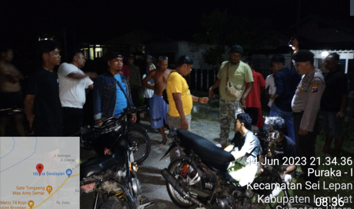 Giat Quick Respon,Polsek Pangkalan Brandan Amankan 2 Pembalap Liar