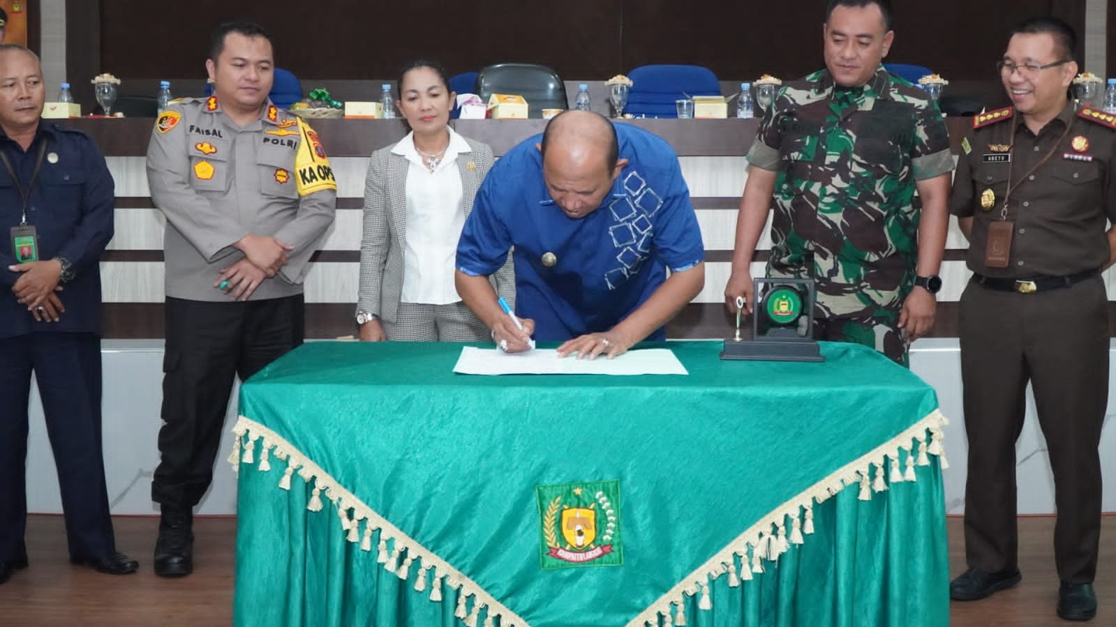 Ingin Langkat Tetap Kodusif, Syah Afandin Ajak Semua OKP Tandatangani Nota Kesepakatan