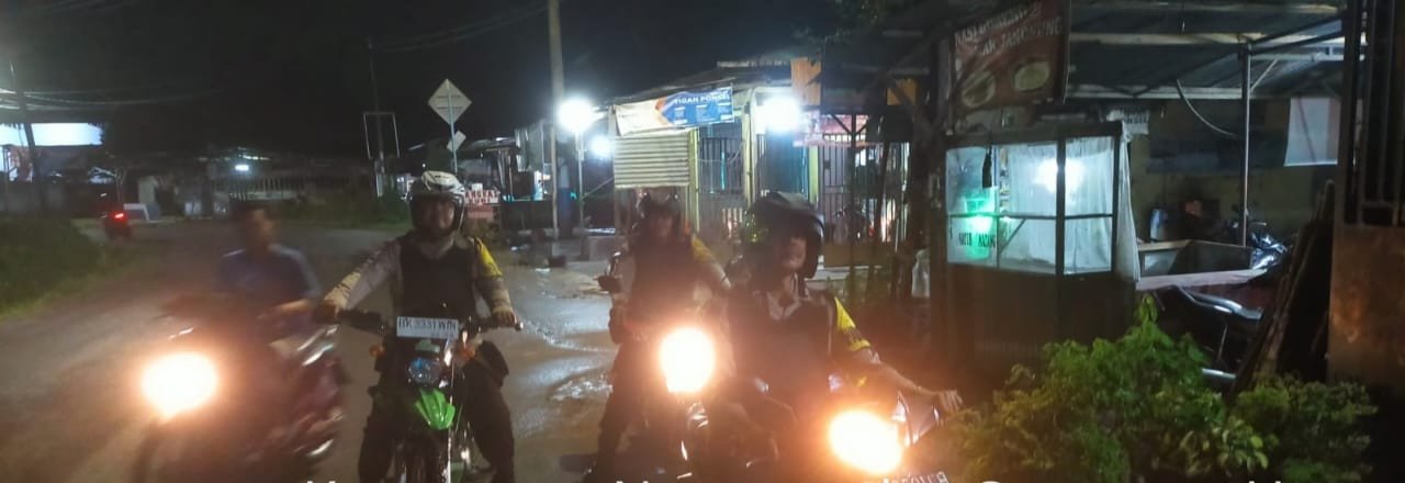 Antisipasi Begal, Polsek Namorambe Gelar Patroli