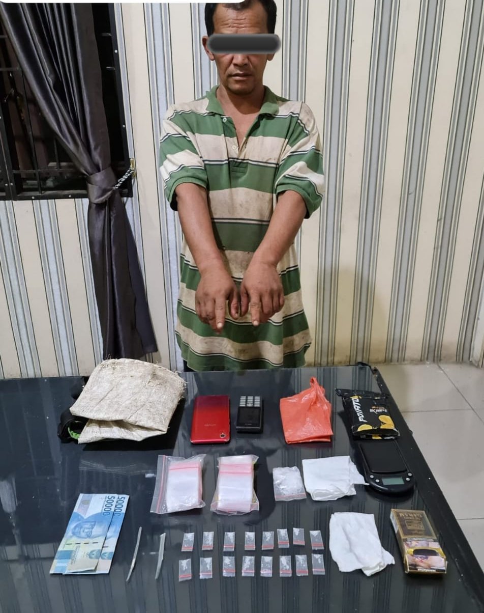 Bravo!!! Satres Narkoba Polres Tanah Karo Kembali Amankan Pengedar Sabu