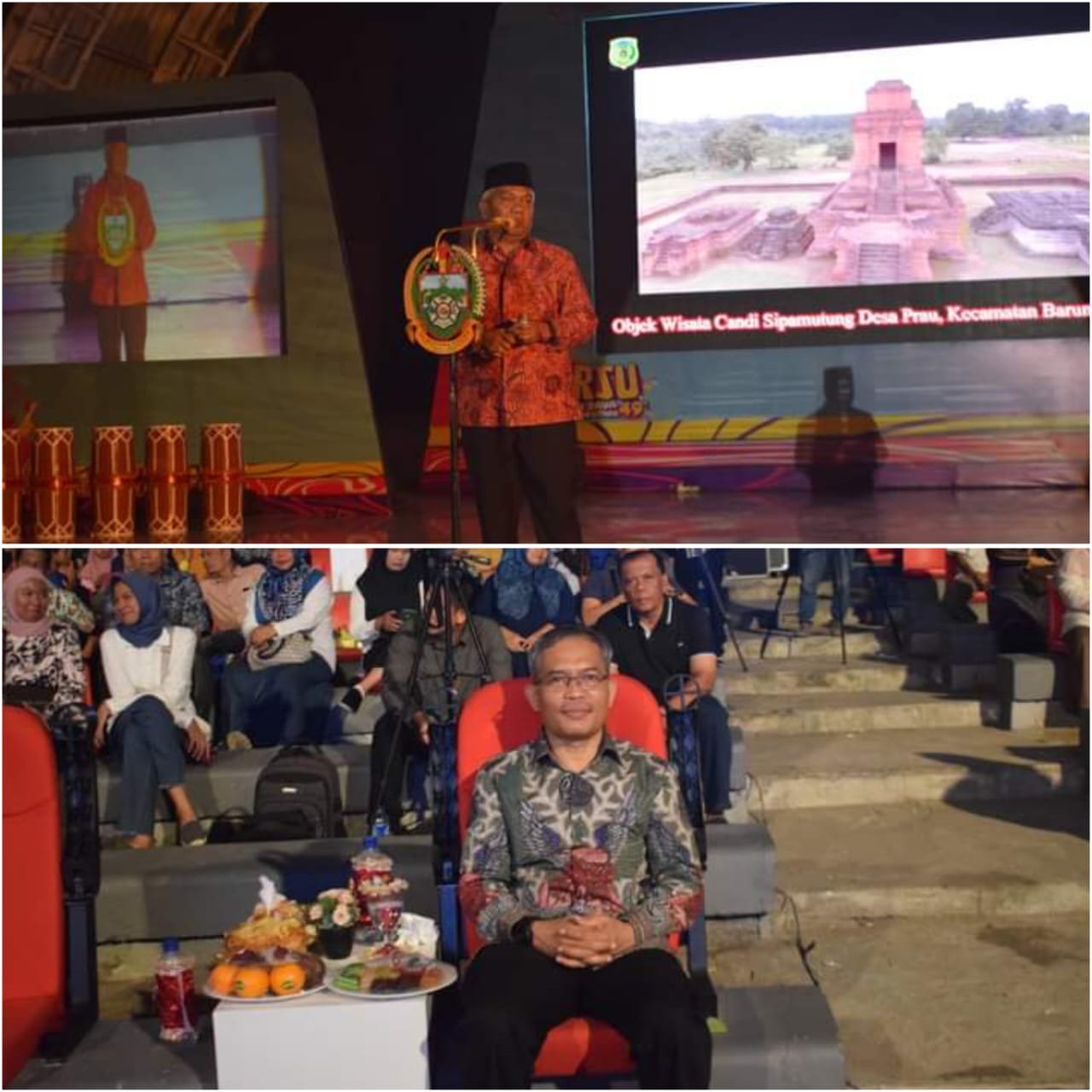 Ini Pesan Plt Bupati Di Malam Pagelaran Kesenian Kabupaten Palas PRSU KE 49 Tahun 2023.