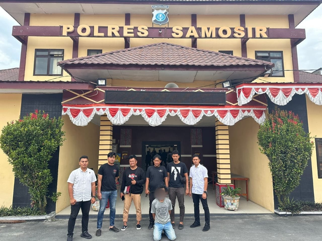 Polres Samosir Amankan Tersangka Pencabulan Anak