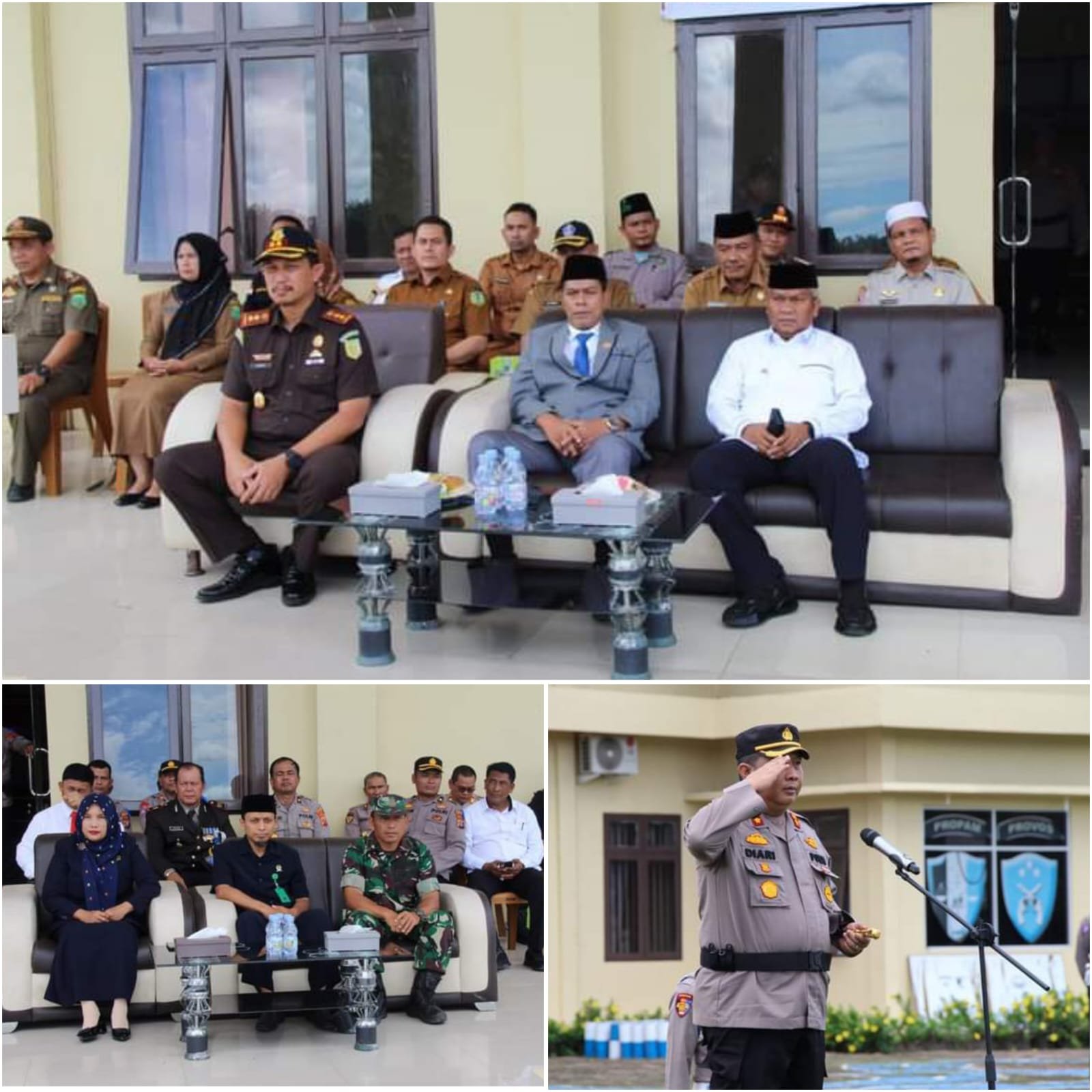 Plt Bupati Palas Hadiri Apel Gelar Pasukan Operasi PATUH TOBA 2023