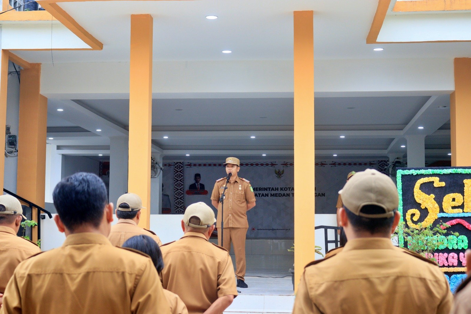 Camat Tuntungan Minta Lurah dan Kepala Lingkungan Lebih Aktif Mengeksplor UMKM.