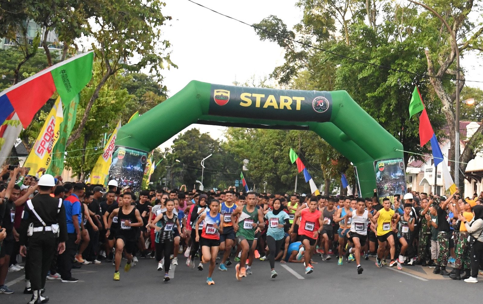 Pangdam Bersama 20 Ribu Warga Jajal Fun Run 5 dan 10K Bukit Barisan 2023