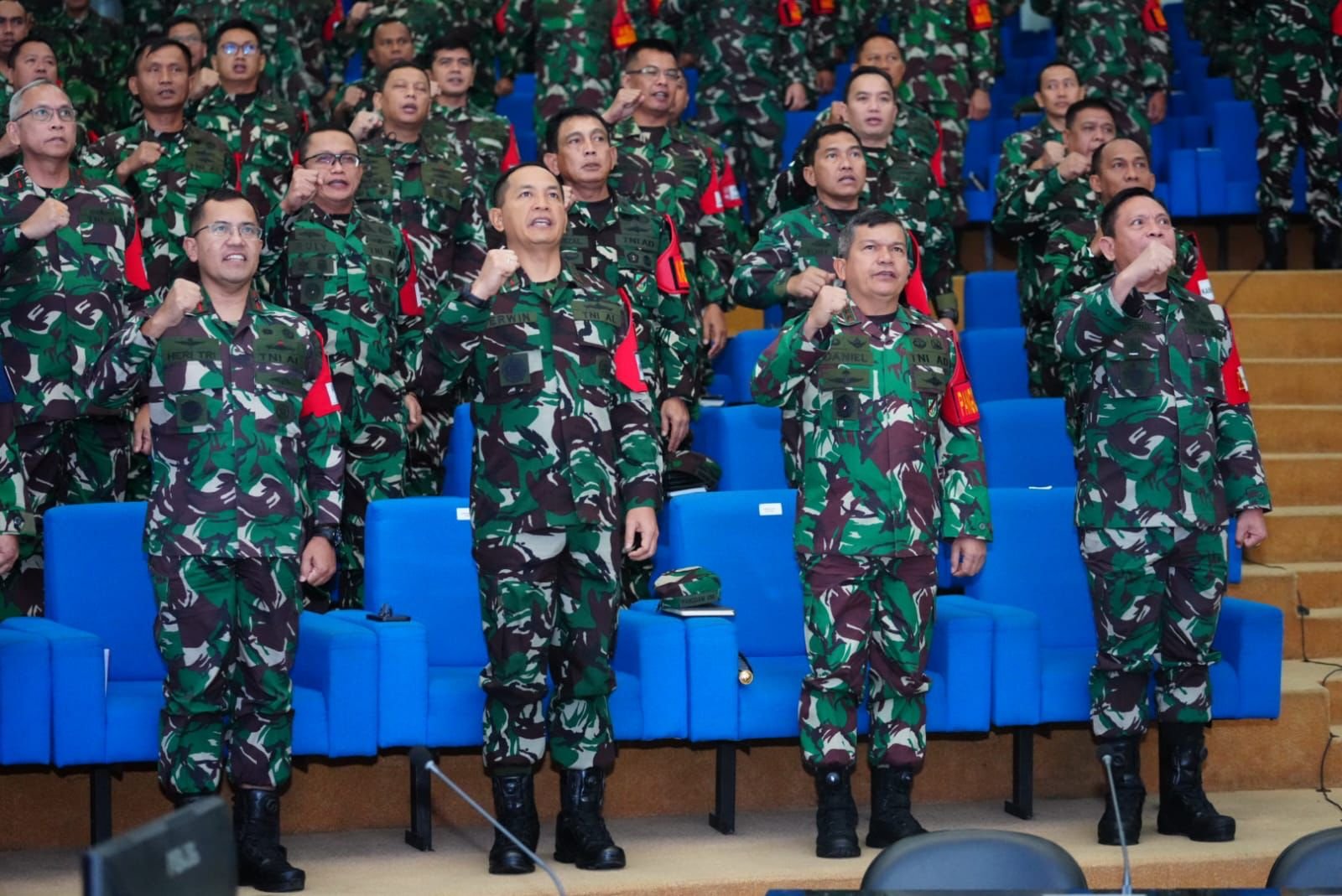 Pangdam I/BB Ikuti Vidcon Gladi Posko Latgab TNI 2023 dari Seskoal Jakarta