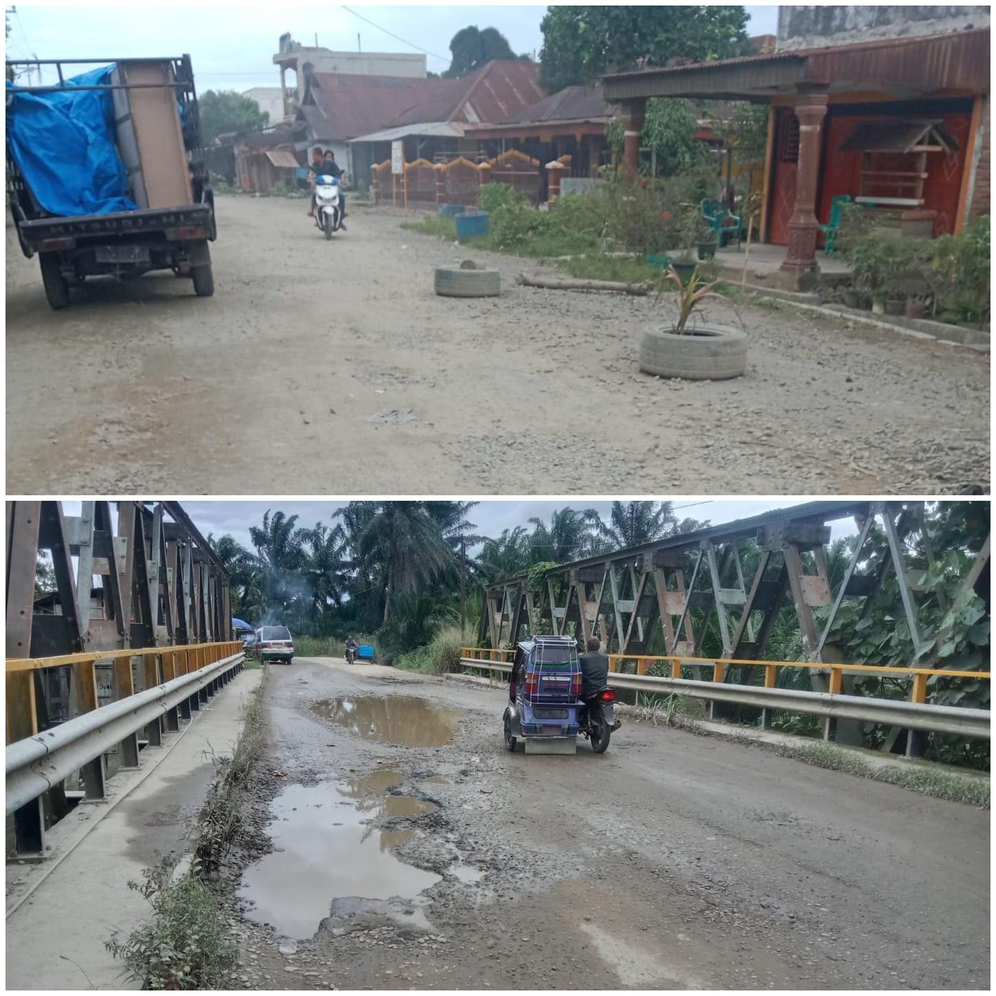 Miris!! Akses Jalan Provinsi Dikabupaten Palas Rusak Berat, Pemerintah Jangan Tutup Mata