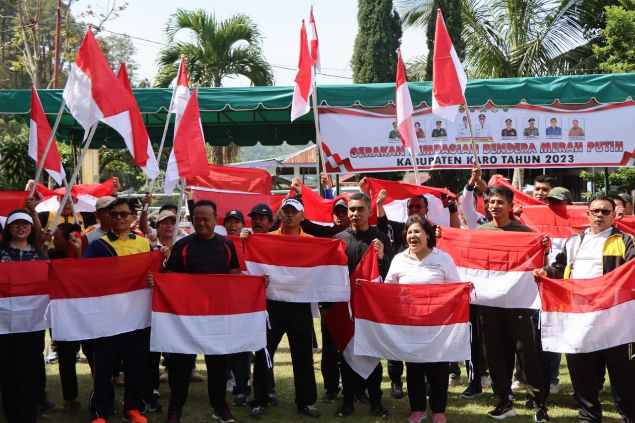 Kapolres Karo, Forkopimda dan Pemda Olahraga Bersama