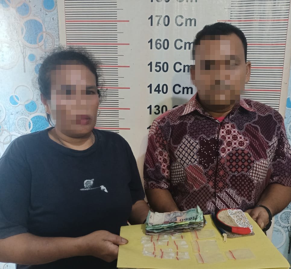Edarkan Sabu,Dua Pengedar di Giring Ke Mako Polsek Kuala