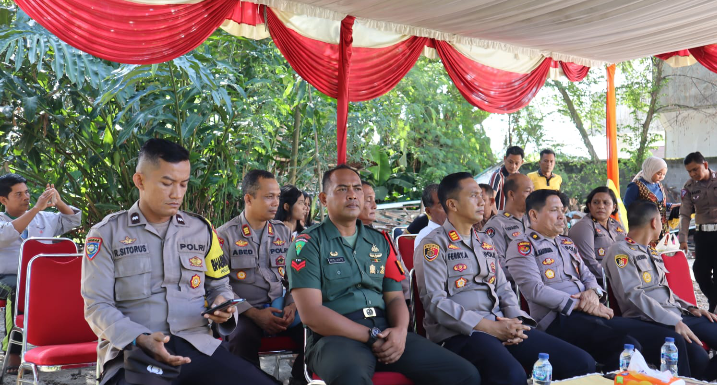 Polres Langkat Peresmian Bedah Rumah Dalam Rangka HUT Bhayangkara Ke-77 Tahun